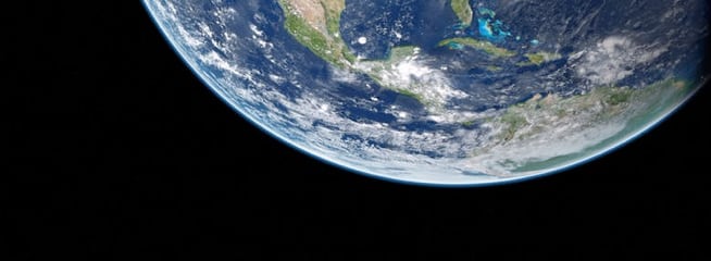 the earth view from the orbite
