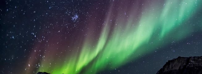a polar aurora borealis